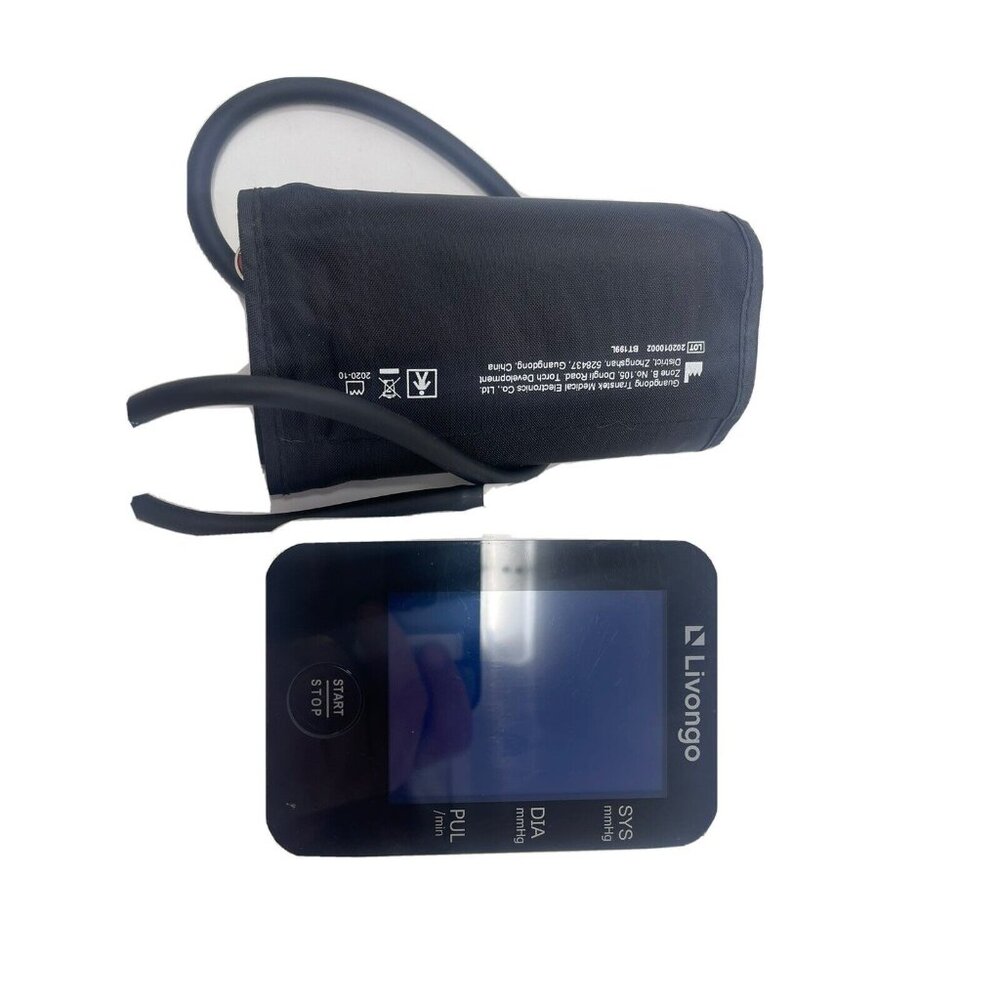 LIVONGO MODEL HT900 BLOOD PRESSURE KIT, CARRYING CASE, USER MANNUAL